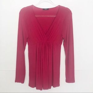 EUC Tart Maternity Fuschia long sleeve tunic Top